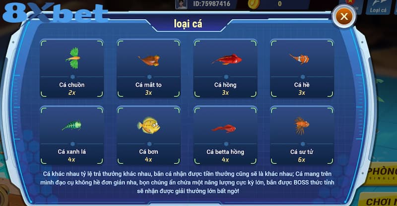 Những ưu điểm nổi bật của bắn cá 8xbet